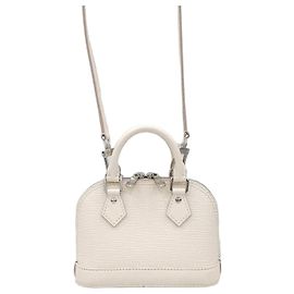 Borsa a mano Louis Vuitton Epi Nano Alma Quartz in pelle