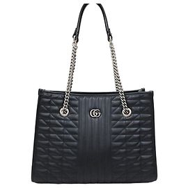 Gucci Borsa a spalla media GG Marmont Matelassé