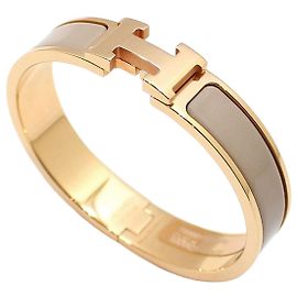 Hermès Bracciale Click Ash PM Rose Gold Maroon Glaze