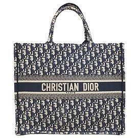 Dior Oblique Canvas Book Tote Large