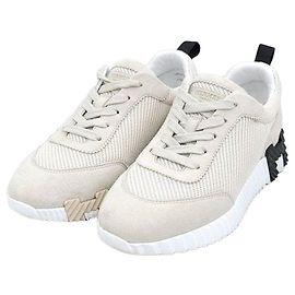 Hermès Sneakers Bouncing in mesh e camoscio