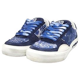 Louis Vuitton Sneakers Bandana Olive Sneakers Blue