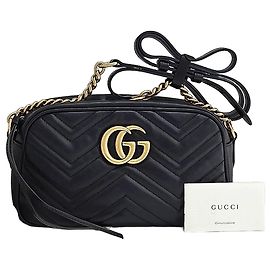 Gucci Picca borsa a tracolla matelassé con dettagli dorati