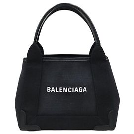 Balenciaga Borsa Tote Cabas XS con manici e logo nero