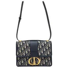 Dior Borsa Montaigne Blue Oblique