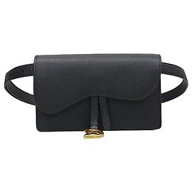 Dior Borsa cintura pouch a sella nera