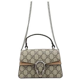 Gucci Borsa a catena Dionysus Mini con manico Beige