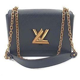 Louis Vuitton Epi Twist mm in pelle nera