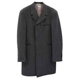 Thom Browne Casaco Classic Chesterfield de Três Riscas
