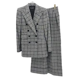 Dolce & Gabbana Conjunto de Blazer y Pantalones de Lana Houndstooth Prince
