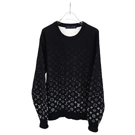 Louis Vuitton Jersey de cuello redondo con monograma degradado