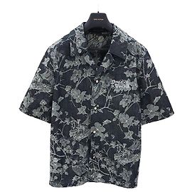 Louis Vuitton Kurzarmiges Hemd aus Jacquard-Denim