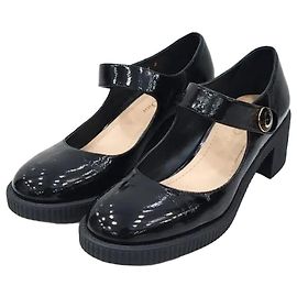 Dior DDOLL Pumps Black Glossy Mary Jane Schuhe