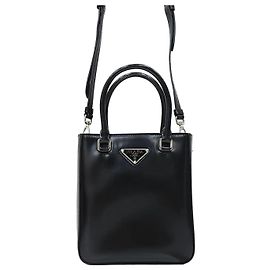 Prada Kleine Crossbody-Tasche aus gebürstetem Leder