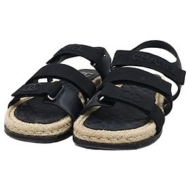 Chanel Sandali Espadrillas con Velcro