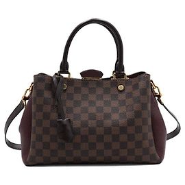 Louis Vuitton Brittany Tote und Schultertasche Damier Ebene