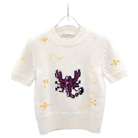Dior Zodiac Pixel Pullover Kurzarm