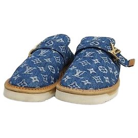 Louis Vuitton Mules cozy in denim monogram