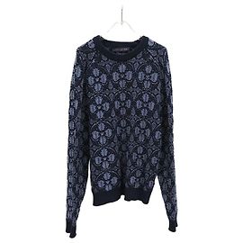 Louis Vuitton Flower Jacquard Crewneck Knit