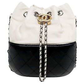 Chanel Borsa a tracolla Gabriel Pulse White Black