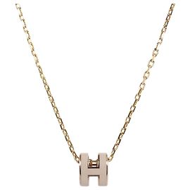 Hermès Collar con colgante Mini Maronglace