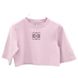 Loewe T-shirt cropped com estampado Pixel Anagram XS