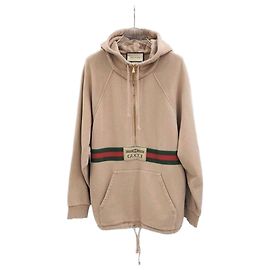 Gucci Anorak Hoodie Vintage Logo Web Three-Stripe