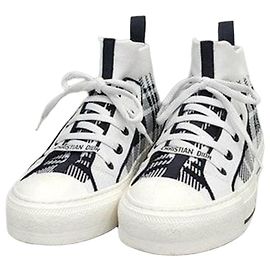 Dior Check High-Top Sneaker