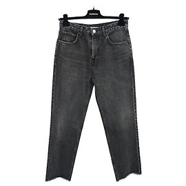 Balenciaga Pantaloni in denim nero Logo