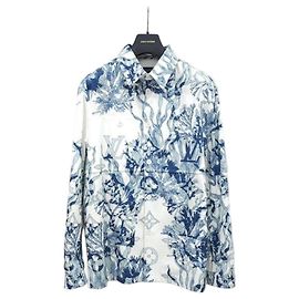 Louis Vuitton AquaGarden Jacke aus grünem Leder XL