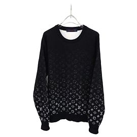 Louis Vuitton Maille Col Rond Monogramme Dégradé