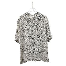 Céline Kurzarmiges Hemd aus Seide mit Hawaii-Print