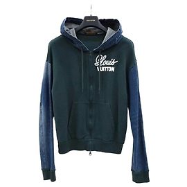 Louis Vuitton Veste en jean hybride avec capuche