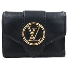 Carteira Compacta Louis Vuitton Verde de Couro