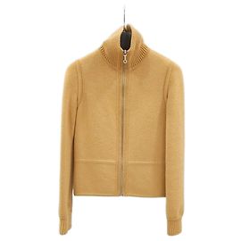 Hermès Wendejacke mit Stehkragen und Reißverschluss