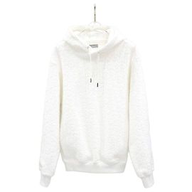 Dior White Oblique Terry Cotton Hoodie Sweatshirt