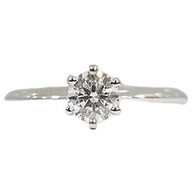 Tiffany & Co Platin-Ehering mit Diamanten