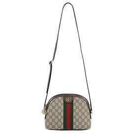 Gucci Borsa a spalla Small Ophidia GG Brown