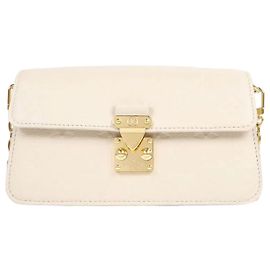 Louis Vuitton Portefeuille à chaîne Monogram Empreinte Cream inutilisé