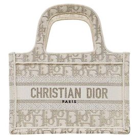 Dior Mini Book Tote Oblique Metallizzato