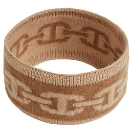 Hermès Honesty Stirnband Kaschmir Chtaigne Biscuit