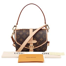 Louis Vuitton Borsa a spalla tote Soumierre in tela Monogram