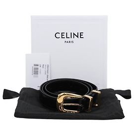 Cintura Western Céline in pelle marrone