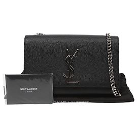 Autre Marque Grand Poudre Leather Kate Small Crossbody Bag Black