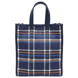 Burberry Kleine Portrait Shopper aus Leder