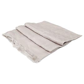 Louis Vuitton Monogram Classic Wool Silk Shawl Scarf Gray