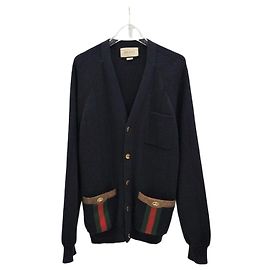 Gucci Cardigan in misto lana Web Detail