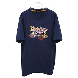 Louis Vuitton Besticktes T-Shirt mit kurzen Ärmeln