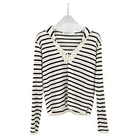 Dior Riviera Pullover mit Schnürung am Ausschnitt