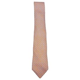 Hermès Pattern Silk Tie